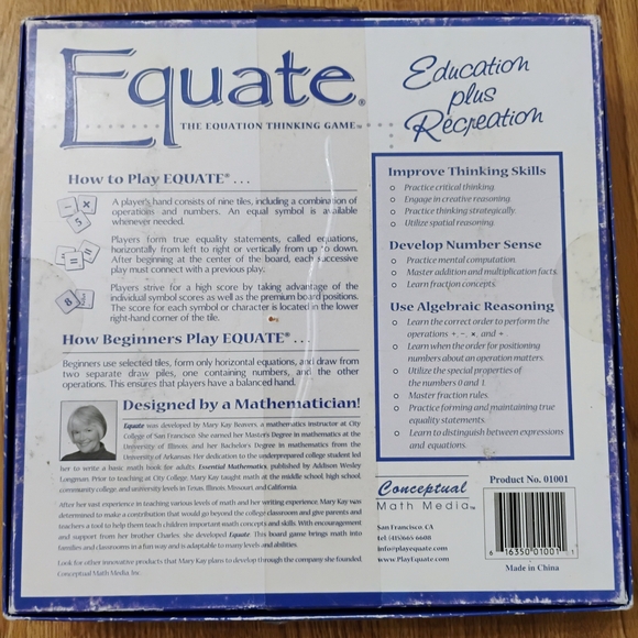 Equate Equation Thinking Game - Picture 2 of 2